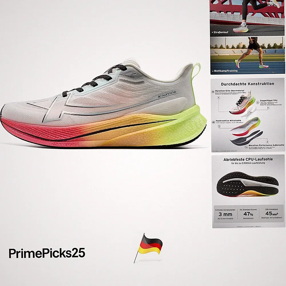 Laufschuhe Herren 42 2000km Hochdämpfend Leicht