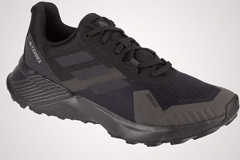 Laufschuhe Herren, adidas Terrex Soulstride Trail, Schwarz