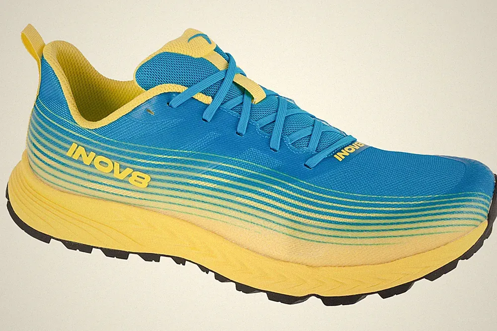 Laufschuhe Herren, Inov-8 Trailfly Speed, Blau