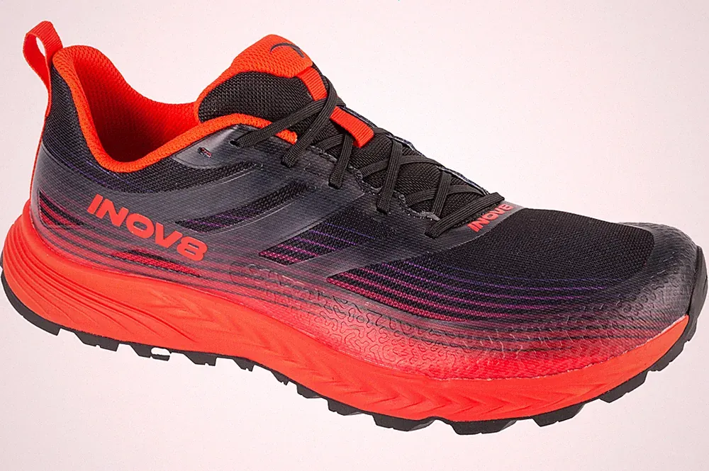 Laufschuhe Herren, Inov-8 Trailfly Speed, Rot
