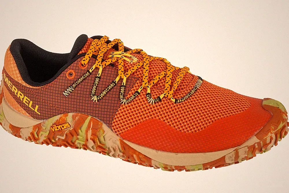 Laufschuhe Herren, Merrell Trail Glove 7, Orange