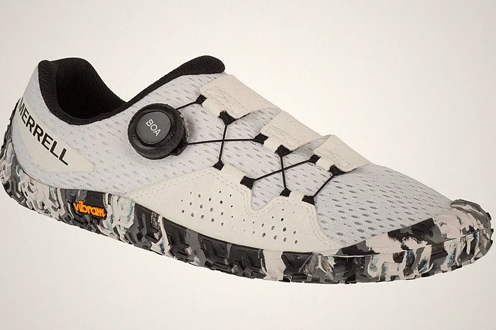 Laufschuhe Herren, Merrell Vapor Glove 6 BOA, Weiß