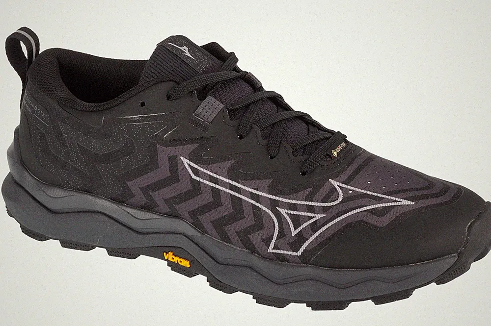 Laufschuhe Herren, Mizuno Wave Daichi 8 GTX, Schwarz