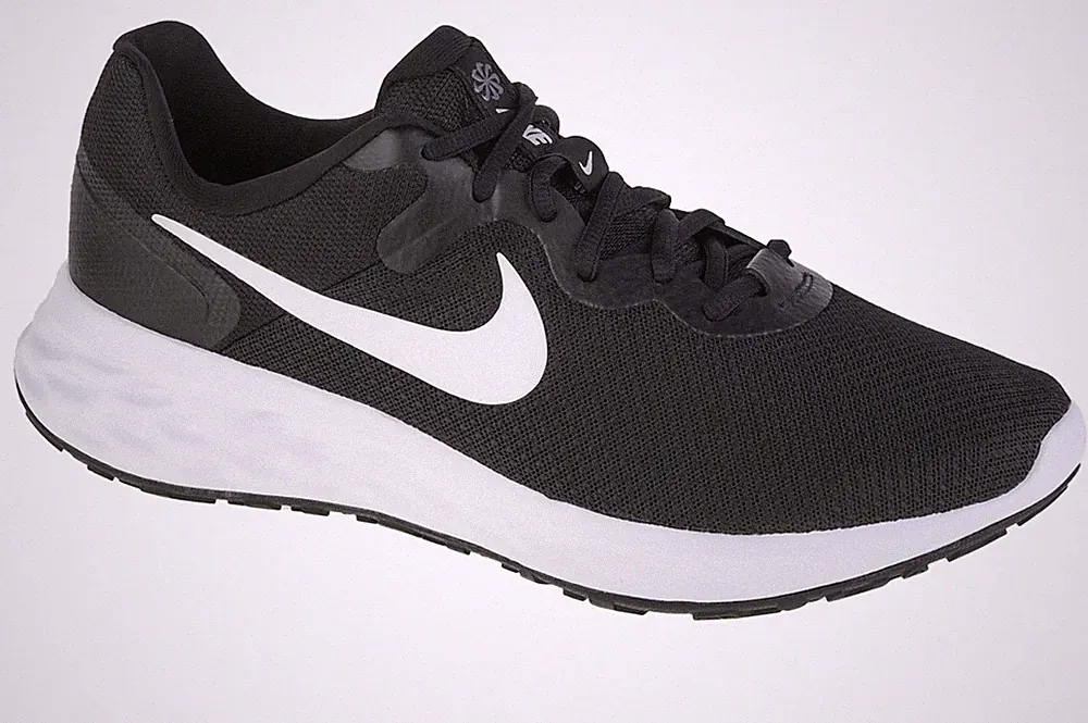 Laufschuhe Herren, Nike Revolution 6 Next Nature, Schwarz