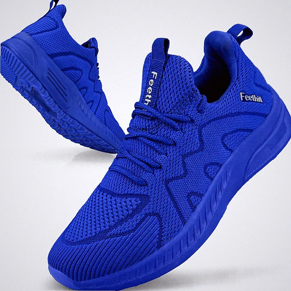 Laufschuhe Herren Schuhe Sportschuhe Sneaker Turnschuhe Herren Blau Tennis Fi...
