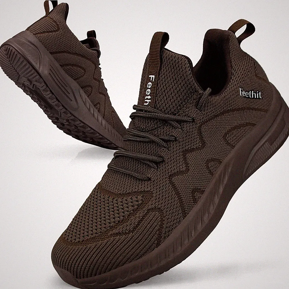 Laufschuhe Herren Schuhe Sportschuhe Sneaker Turnschuhe Herren Braun Tennis F...