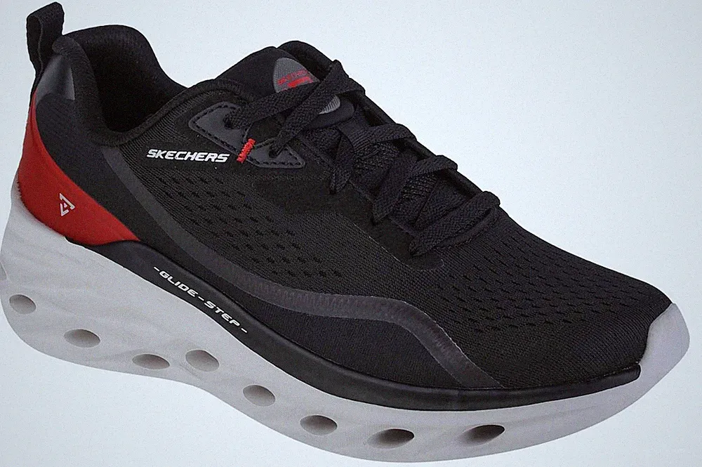 Laufschuhe Herren, Skechers Glide Step Swift - Midio, Schwarz