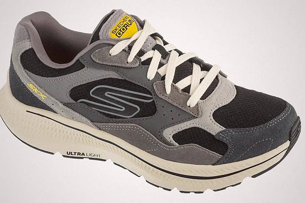 Laufschuhe Herren, Skechers Go Run Consistent 2.0 - Retro Runner V1, Grau