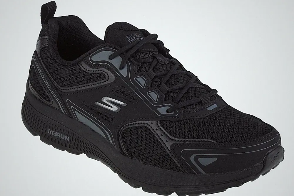 Laufschuhe Herren, Skechers Go Run Consistent, Schwarz