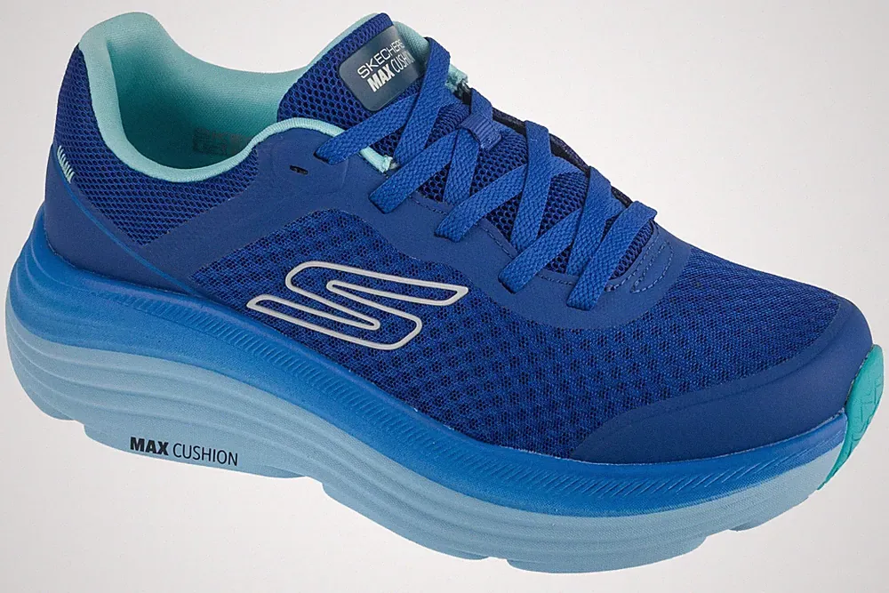 Laufschuhe Herren, Skechers Max Cushioning Endeavor, Blau