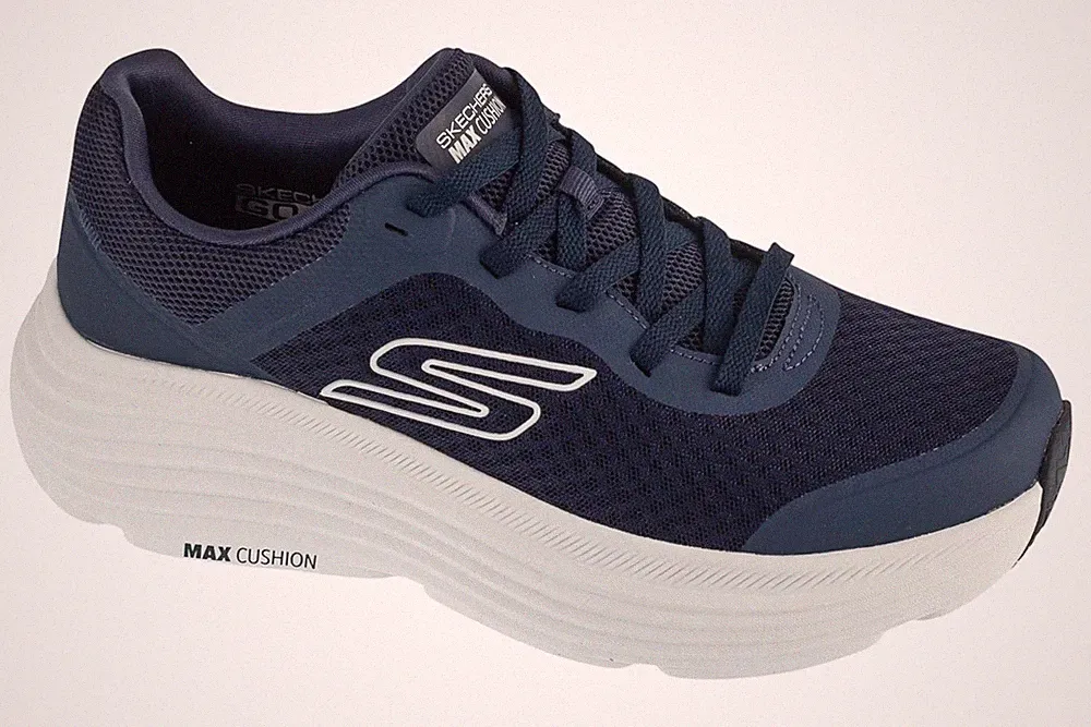 Laufschuhe Herren, Skechers Max Cushioning Endeavor, Dunkelblau