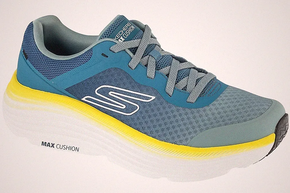 Laufschuhe Herren, Skechers Max Cushioning Endeavor, Grau