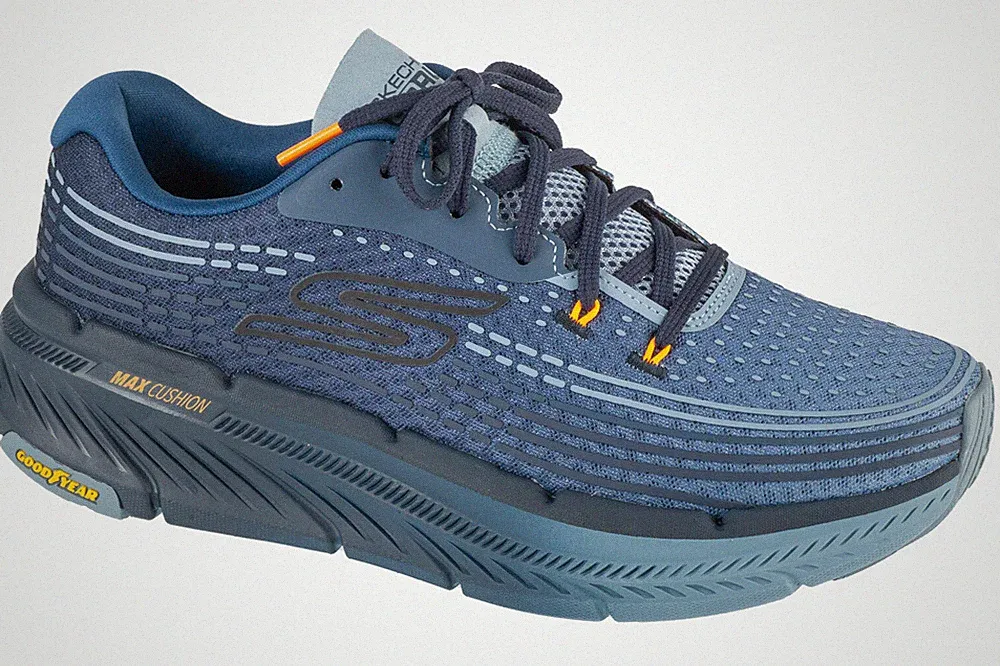 Laufschuhe Herren, Skechers Max Cushioning Premier 2.0, Dunkelblau