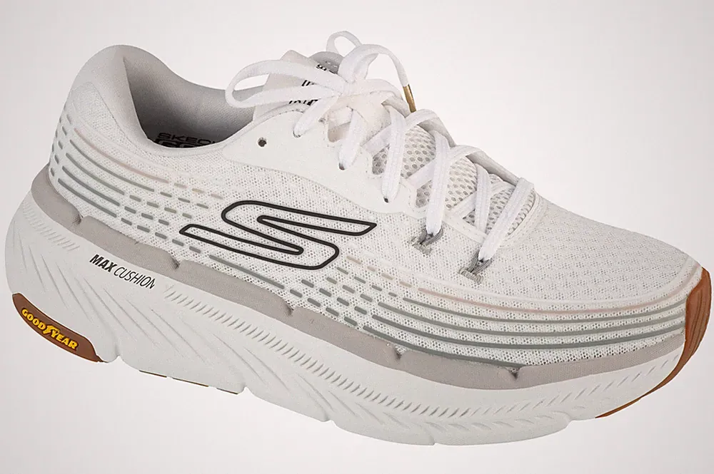 Laufschuhe Herren, Skechers Max Cushioning Premier 2.0, Weiß