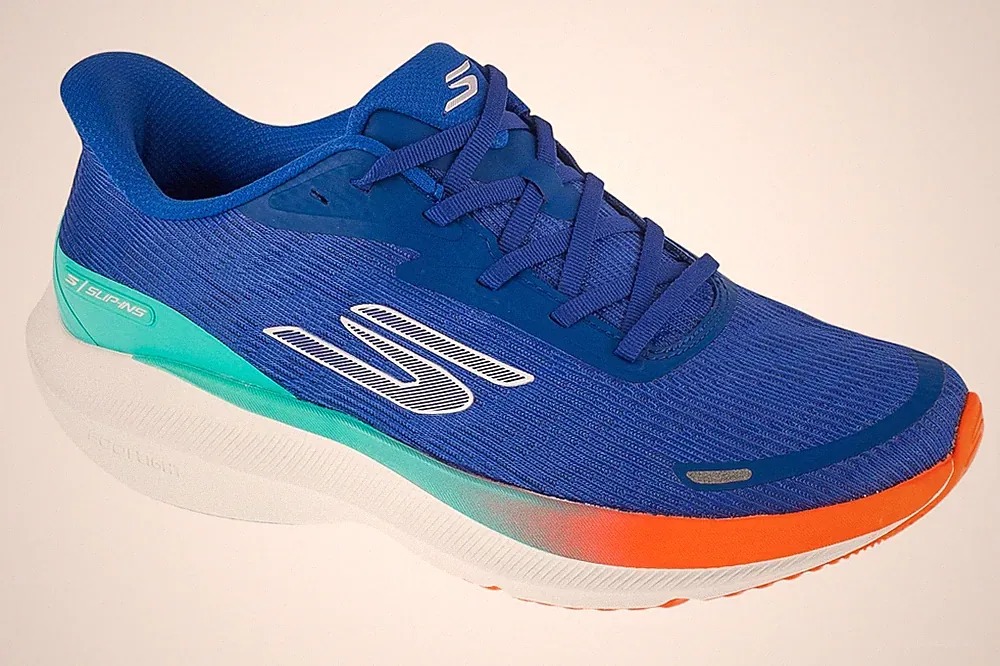 Laufschuhe Herren, Skechers SKX Aero Spark, Blau