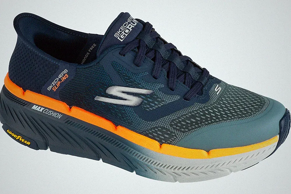 Laufschuhe Herren, Skechers Slip-Ins: Max Cushioning Premier 2.0, Dunkelblau