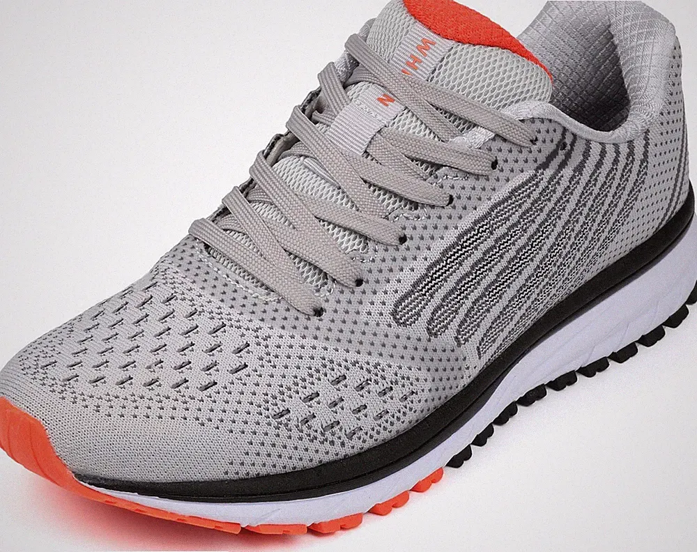 Laufschuhe Herren Turnschuhe Damen Sportschuhe Hellgrau 40