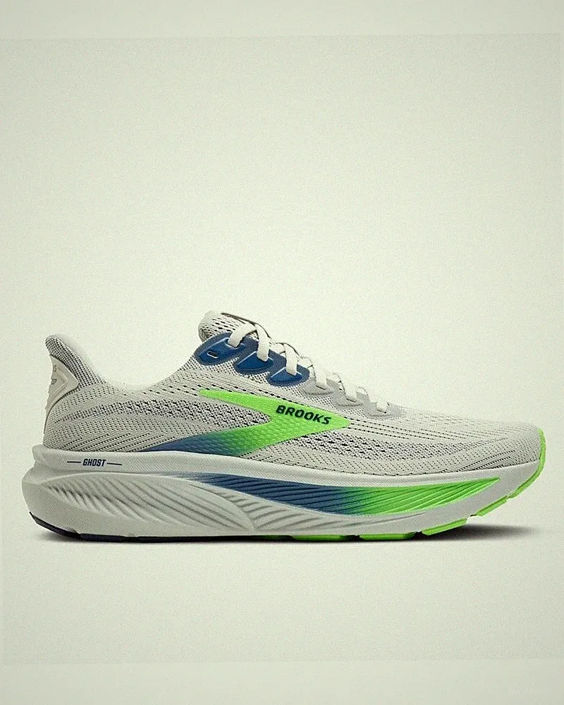 Laufschuhe Laufschuhe Herren Brooks Ghost 17 Oyster Beacon Blue Gecko