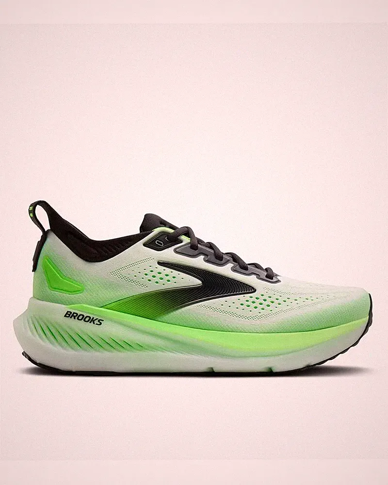 Laufschuhe Laufschuhe Herren Brooks Glycerin 23 White Phantom Green Gecko