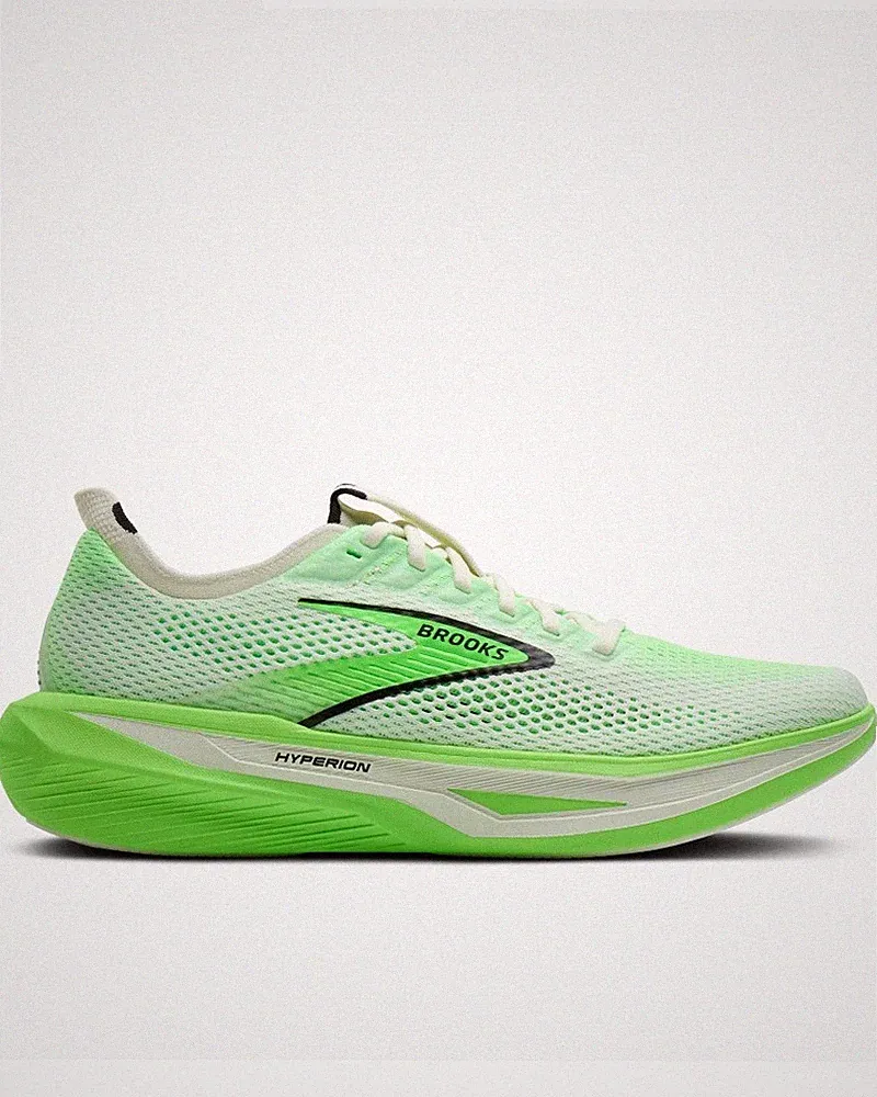 Laufschuhe Laufschuhe Herren Brooks Grün Hyperion 3 Schnell