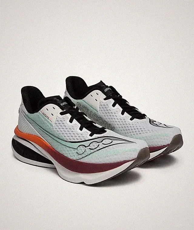 Laufschuhe Laufschuhe Herren Saucony Endorphin Azura White CRIMSON