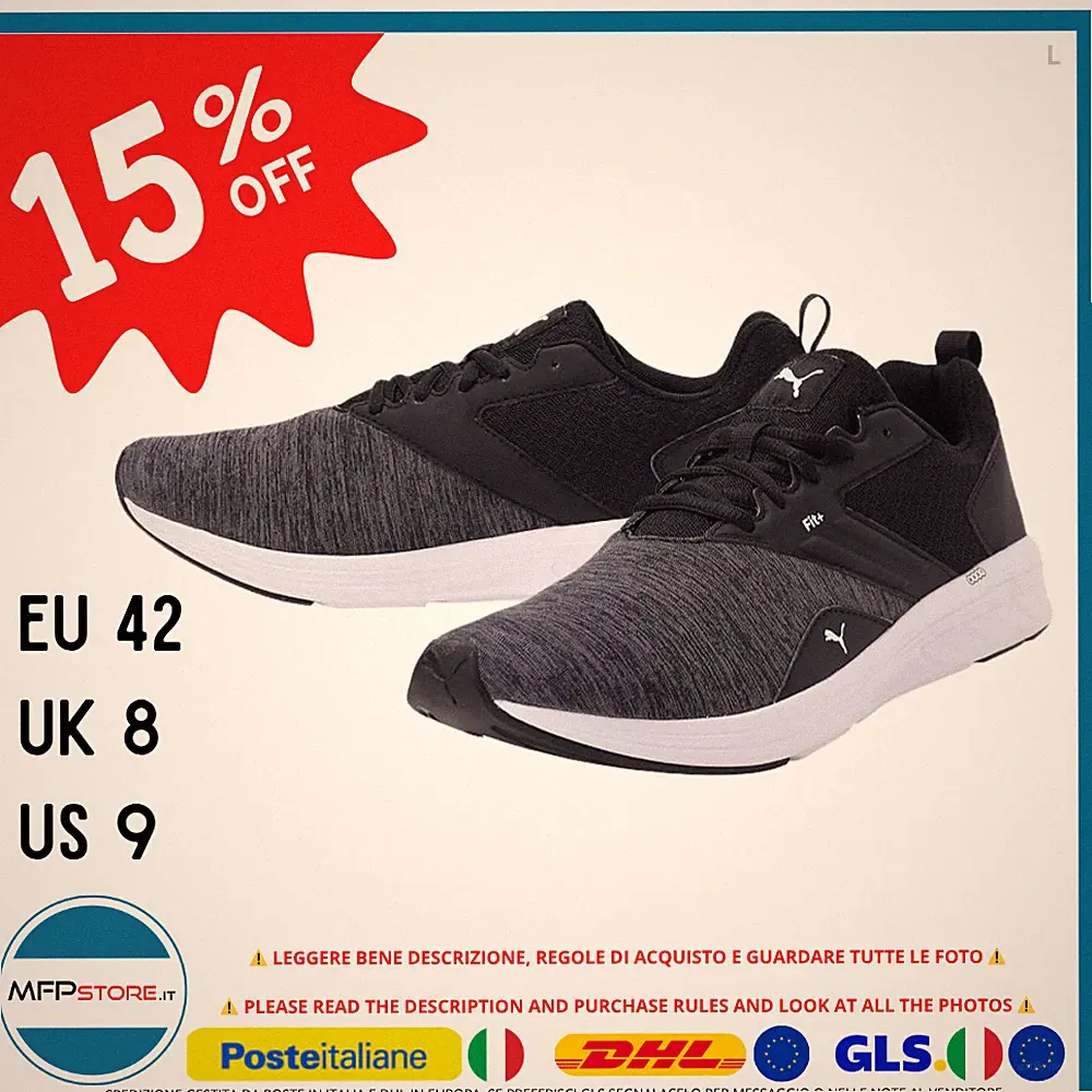 Laufschuhe PUMA Fit+ Cometa NRGY Unisex Erwachsene EU42 Mit Schnürsenkeln