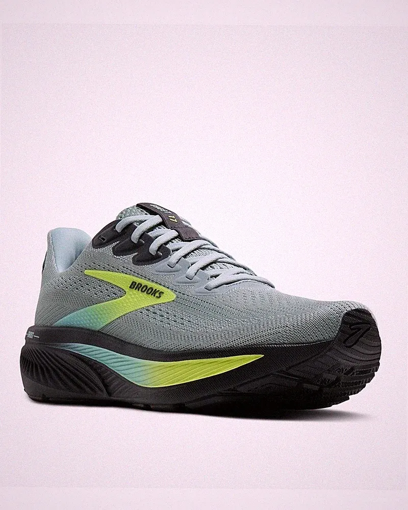 LaufSchuhe Running HERREN Brooks Ghost 17 Gray Mist Yucca Nightlife