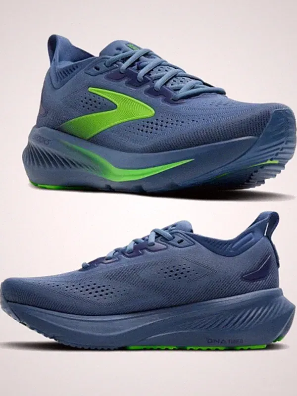 LaufSchuhe Running HERREN Brooks Moonlight Blue Green Gecko Glycerin 23