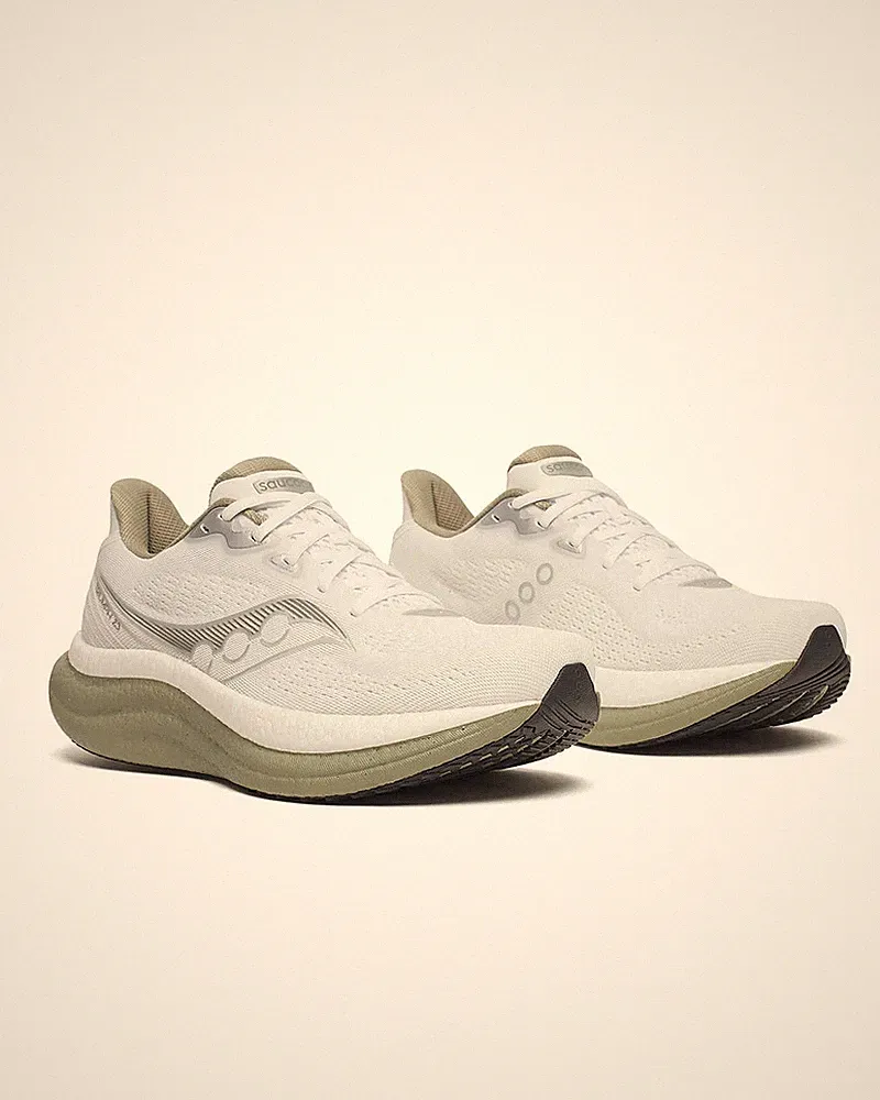 LaufSchuhe Running HERREN Saucony Triumph 23 White Laurel