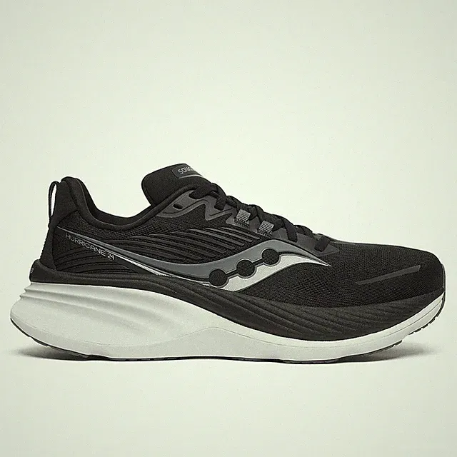 Laufschuhe - Saucony Hurricane 24 Black/Carbon (Herren)