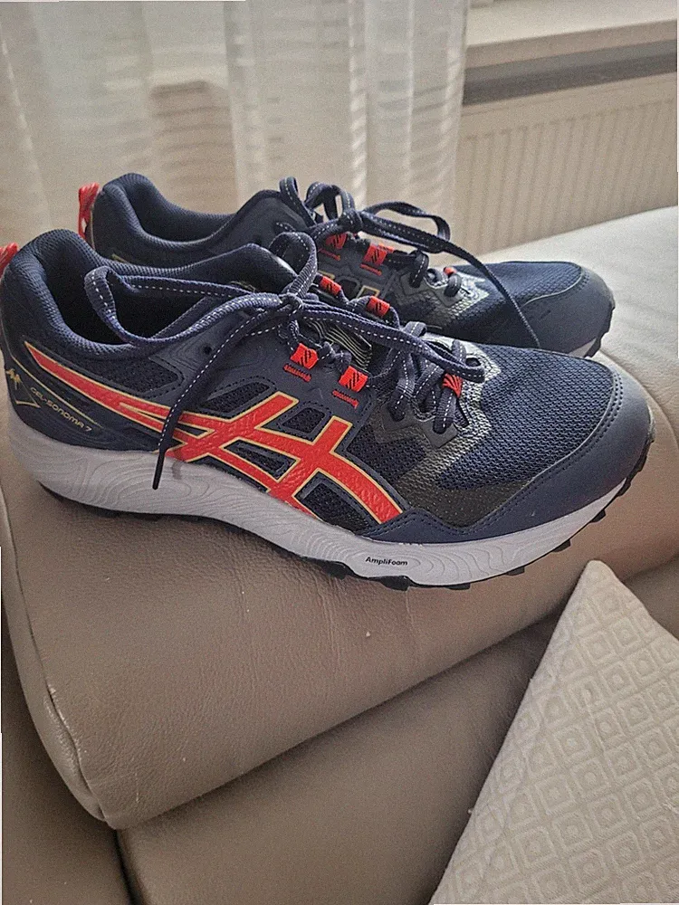 Laufschuhe schuhe asics ortholite 40,5 7,5 blau rot gel sonoma 7