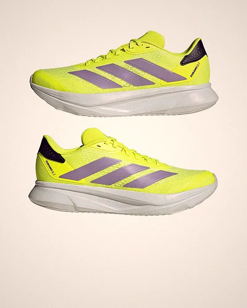 Laufschuhe Sneakers HERREN Adidas Duramo SL2 Fluoreszierendes Gelb Silber