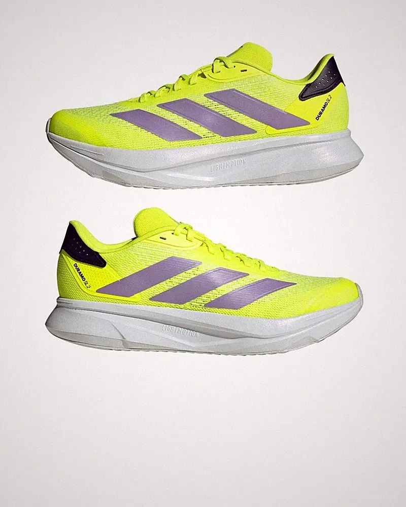 Laufschuhe Sneakers HERREN Adidas Duramo SL2 Fluoreszierendes Gelb Silber