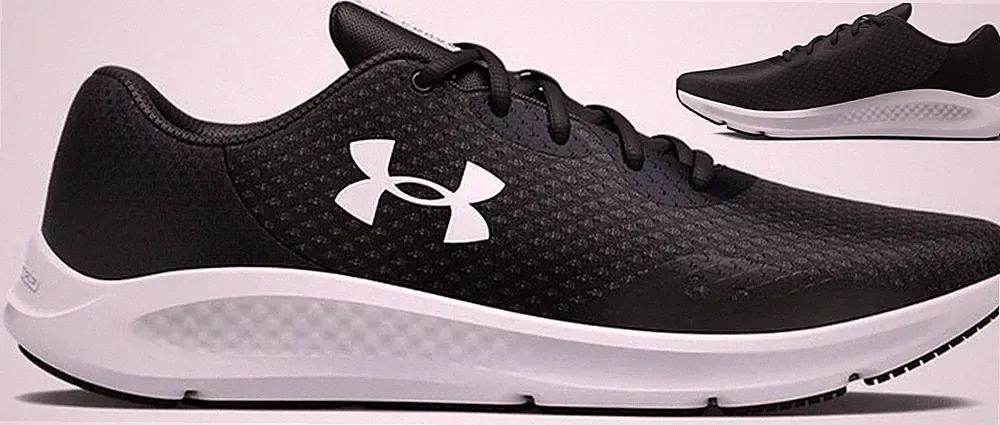 Laufschuhe Under Armour Charged 3 Pursuit 3024878-001 Größe: 44.5 Farbe: Schwarz