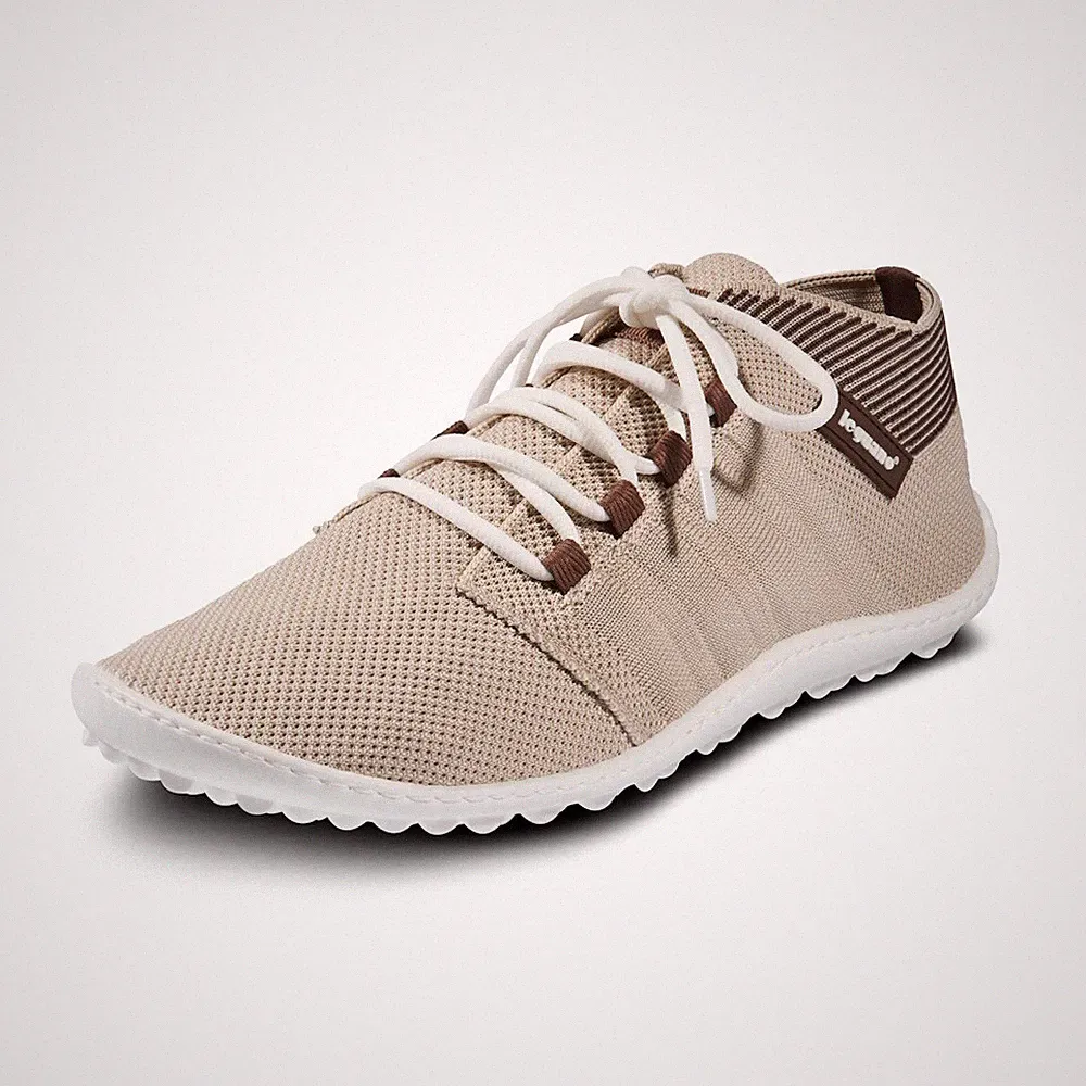 LEGUANO Beat sand Barfußschuhe leichter Sneaker Damen Herren Unisex luftig