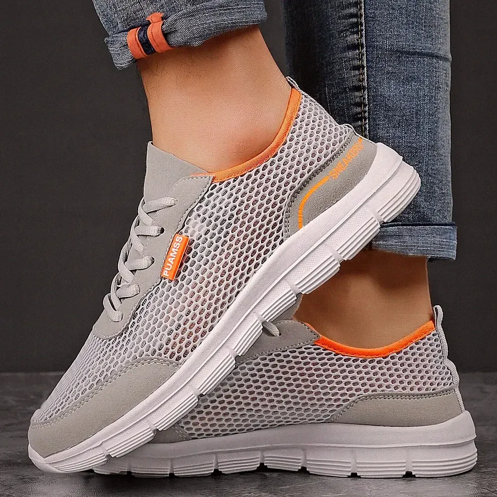 Leichte und atmungsaktive Laufschuhe Sneakers, für Herren Sommer Mesh.