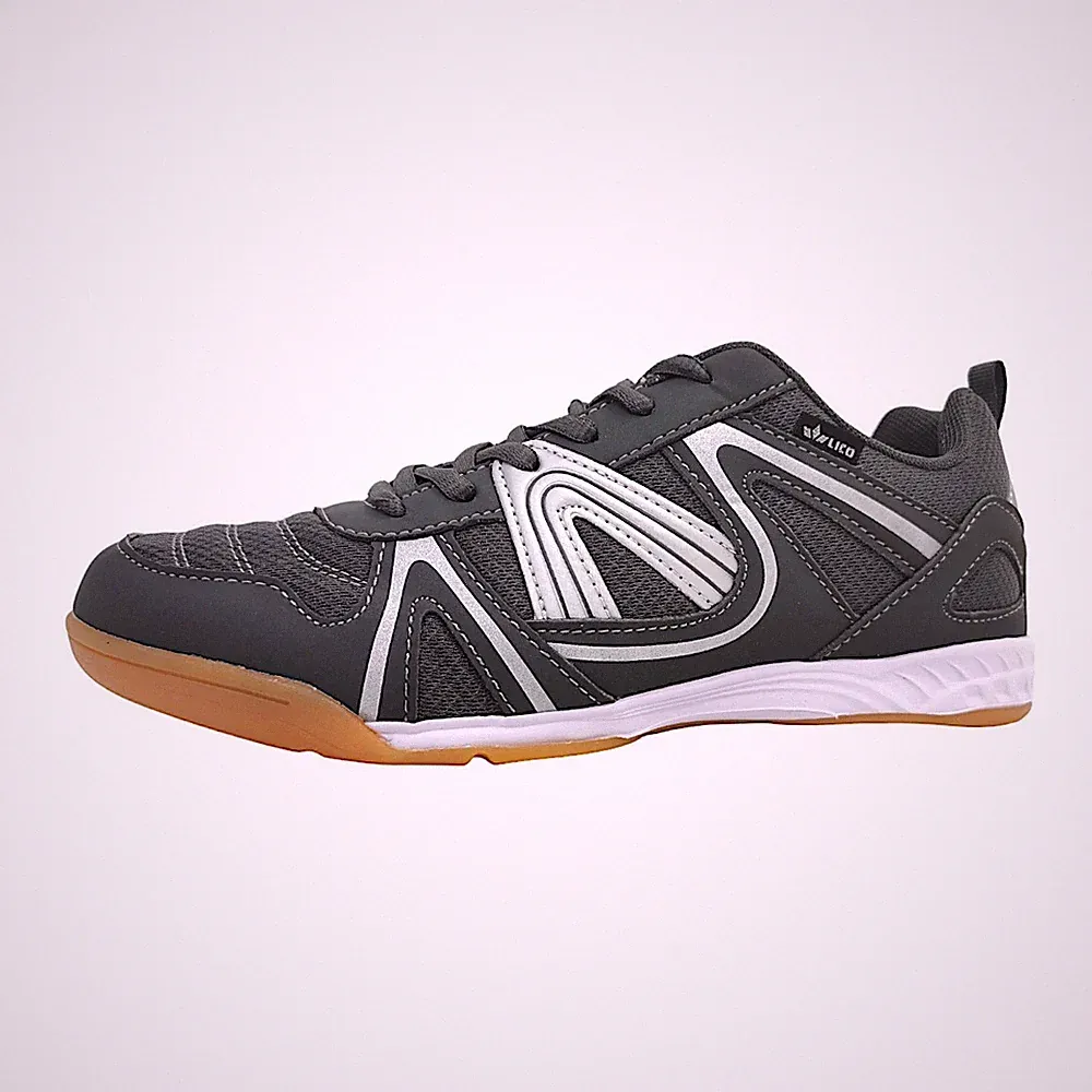 Lico LI-Fit Indoor Sportschuhe Herren Hallenschuhe Trainingsschuh Grau Sport