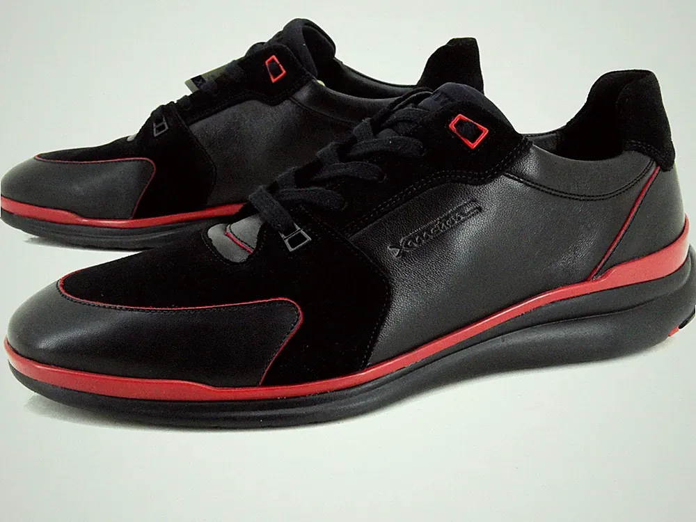 LLOYD Xmotion Sneaker Laufschuhe Halbschuhe Schuhe Slipper Gr 43,5 UK9,5 Schwarz