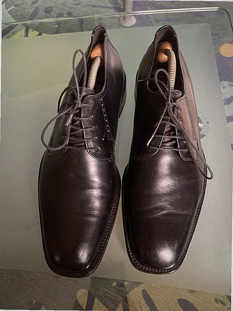 Lloyds Herrenschuhe Gr.42 1/2 - 8 1/2 Leder Schwarz Laufschuhe Schnürschuhe