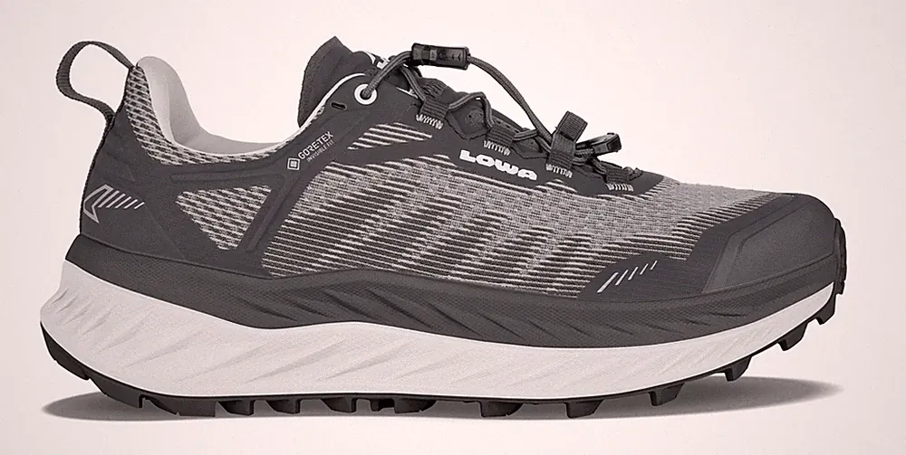 Lowa FORTUX GTX Laufschuh Joggingschuh Herren schwarz weiß