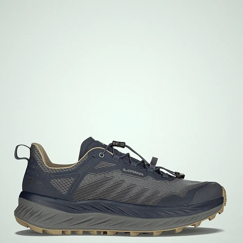 Lowa FORTUX GTX Trailrunning Laufschuh wasserdicht Herren dunkelblau grau