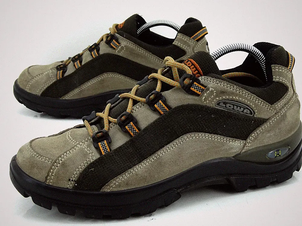 LOWA Outdoor Wander Trekking Schuhe Slipper Halb Laufschuhe Sneaker Gr 39 UK 5,5