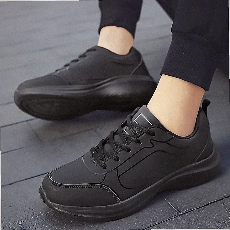 Männer Laufschuhe Winter wetterfeste Turnschuhe atmungsaktiv Anti-slip leicht
