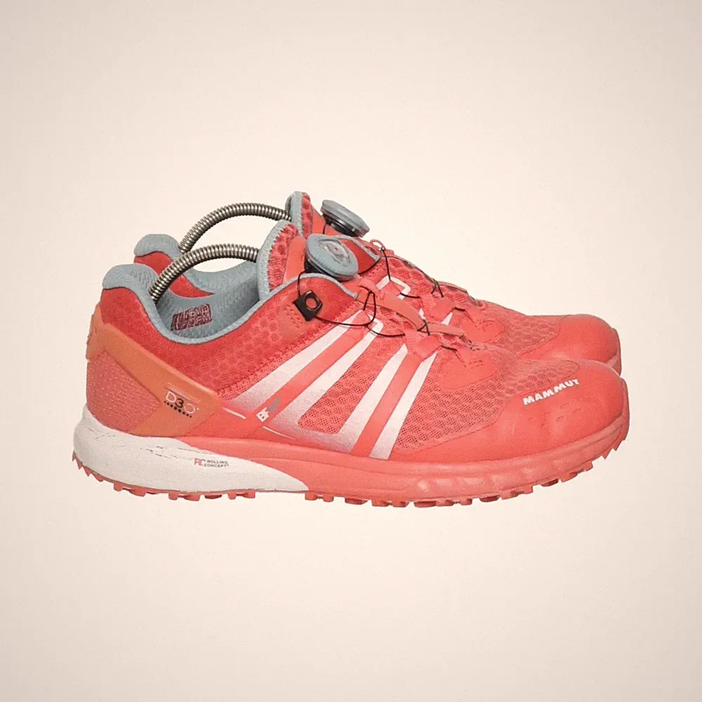 Mammut, Laufschuhe, Größe: 40 2/3, Rot/Weiß, Damen #ikA