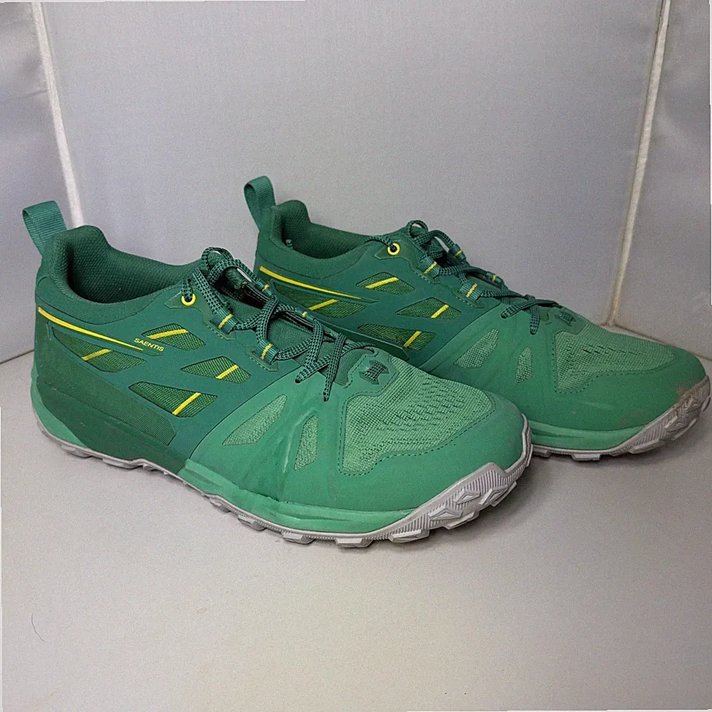 Mammut Saentis Low Gore Tex Hiking Trail Shoe Men's Size 9.5 Green 3030-03430