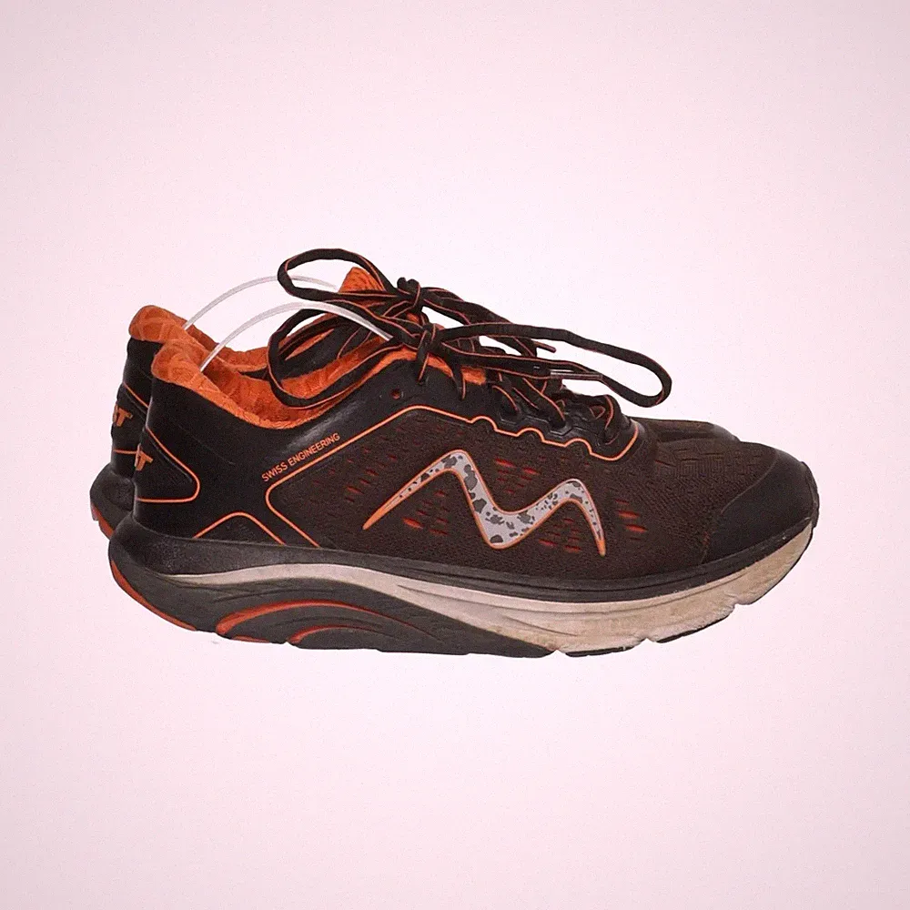 MBT, Laufschuhe, Größe: 39 1/2, Braun/Orange, Herren #Wdy