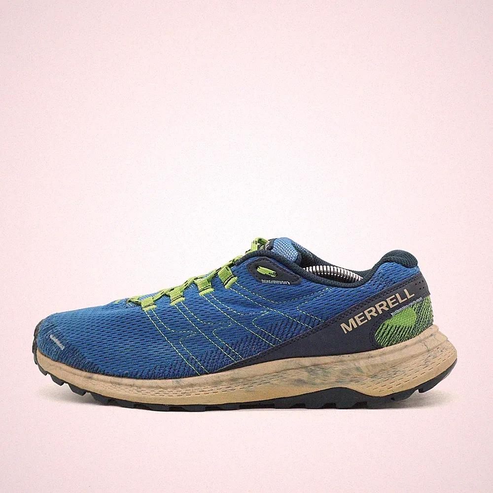 Merrell Herren J066987W Sportschuhe Blau/Grün Trailrunning Laufschuhe EU 44.5