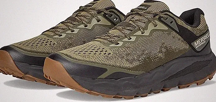 Merrell Herren Nova 4 Waterproof Sneaker Turnschuh Schuhe Drab Green J068397