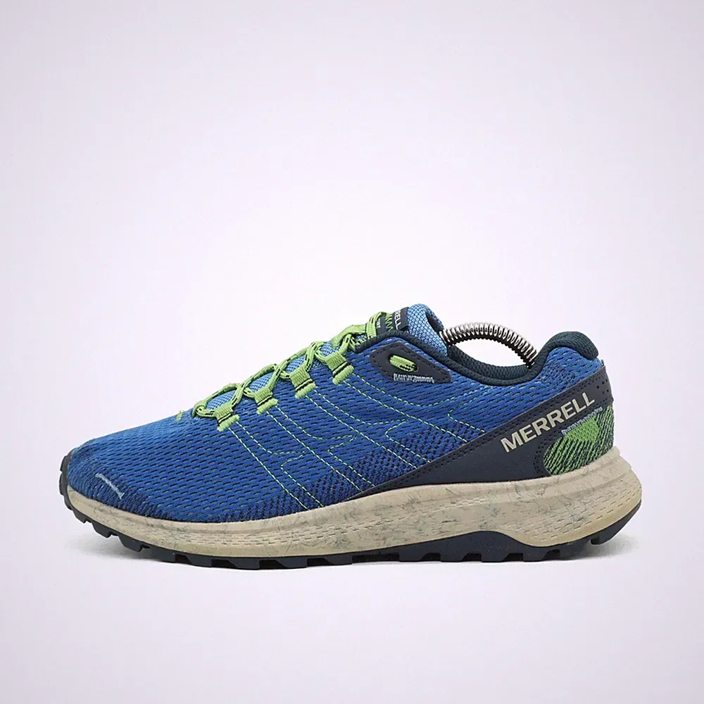 Merrell Herren Trail Laufschuhe Schuhe Blau/Grün Low-Top Atmungsaktiv EU 41.5