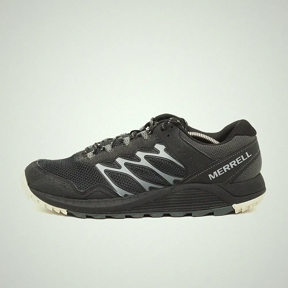 Merrell Herren Wildwood Schuhe Schwarz Mesh Trailrunning Laufschuhe EU 44.5